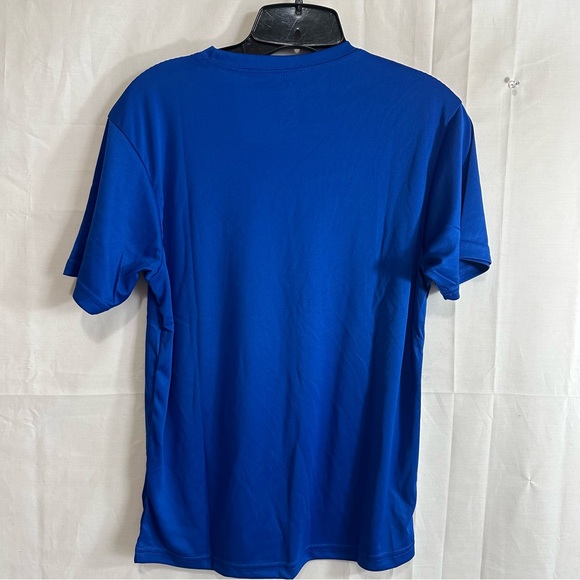 EPICool Kids Performance Dry-Fit Fresh Odor Control Crew T-Shirt Blue Youth L - Picture 4 of 5